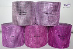 DIAMOND MESH WRAP ROLL CRYSTAL RHINESTONE SPARKLE BLING RIBBON/WEDDING DECOR
