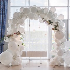 Heavy Duty Arch Backdrop Stand Garden Metal Arbor Frame For Wedding Party Stage