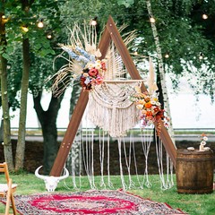 Extra Tall Natural Pine Wood Wedding Arch Backdrop Stand Party Events Decoration