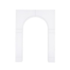 7 ft WHITE Spandex Wedding Arch Cover for Arc de Triomphe Stand