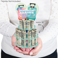 Honeymoon Fund – DIY Wedding or Engagement Party Money Holder Gift – Cash Cake