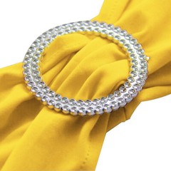100 Spandex Stretch Chair Cover Sashes Bows for Wedding Party (Yellow)~FREE SHIP