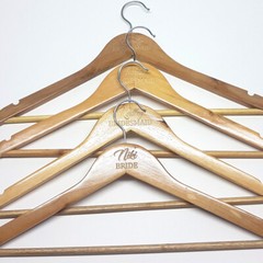 Personalised Wedding Bridal Party Hangers