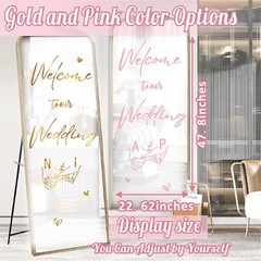 Welcome to Our Wedding Signs Wedding Welcome Mirror Decals Wedding Welcome Si…