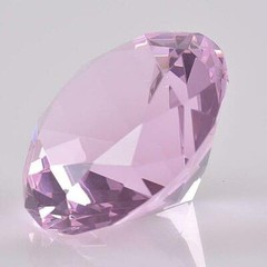 Ship From USA 100mm Clear Crystal Diamond Paperweight Home Wedding Decoration Cr