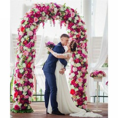 Rustproof Metal Garden Patio Arch Rose Arbour Archway Climbing Plant Trellis US