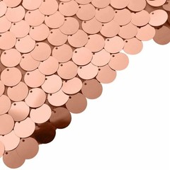 6 ft BLUSH Payette Sequin Fitted Round Top Wedding Arch STAND COVER Party Events