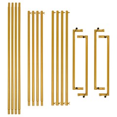 Tall Gold Metal Flower Stand for Wedding Table Centerpieces Decor 119*60*184cm