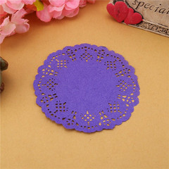 3.5inch Round Colorful Paper Lace Doilies Wedding Tableware tion,Pack of 100