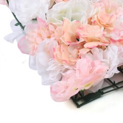 Romantic Silk Flower Wall for Wedding and Event Decor, Perfect for Photo