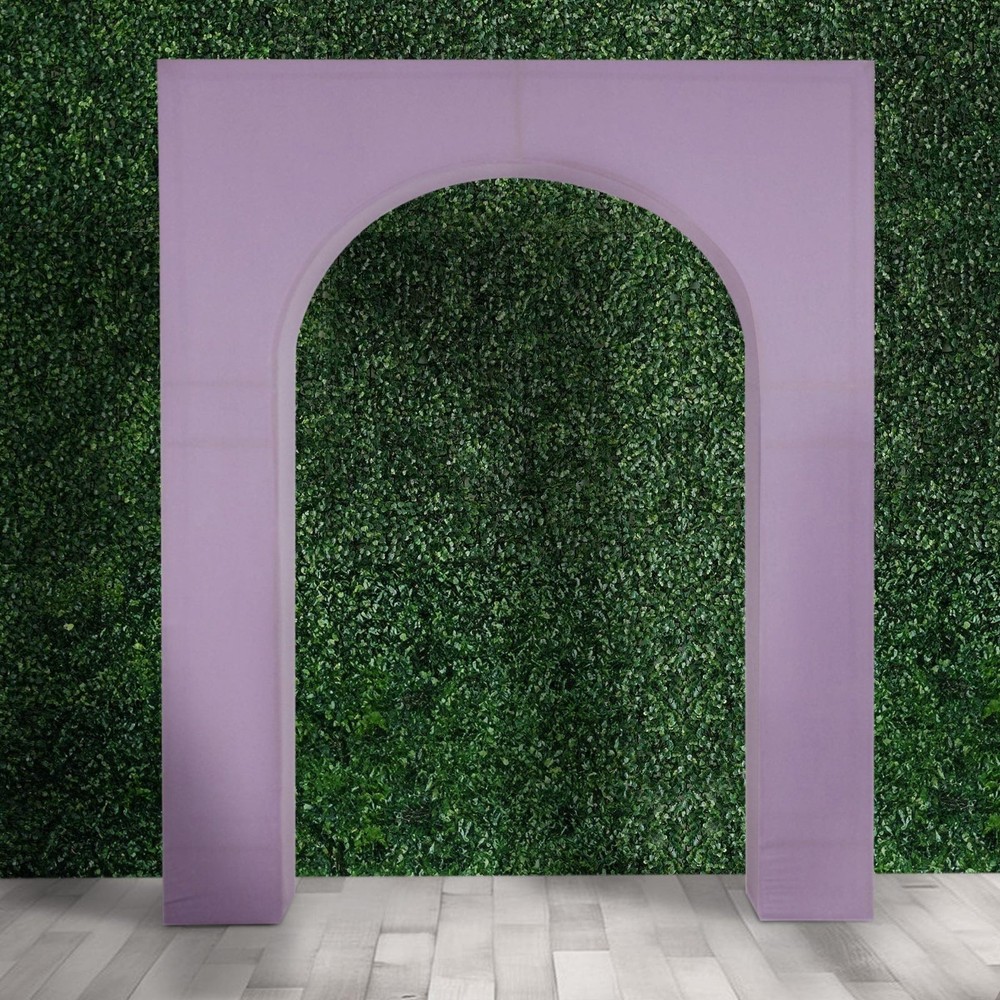 7 ft LAVENDER Spandex Wedding Arch Cover for Arc de Triomphe Stand