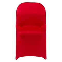 Uimoso 50PCS Red Stretch Spandex Chair Covers for Weddings, Parties, and Dining