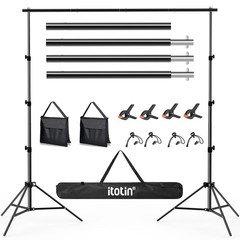Backdrop Stand for Photography 9ft x 10ft Heavy Duty Photo Background Stands …