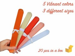 Voplop tissue Paper party Pom Poms 20 pcs – decorations – Orange white yellow