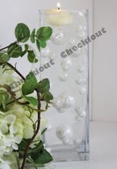 10 14 18 30 Plastic Pearls Balls Beads Marble Sphere Vase Filler Scatter Wedding