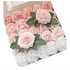 Backdrop 12 panels 30x10ft Champagne Tulle Curtain+ Lights String + Flowers