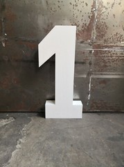 Polystyrene Number 95cm Decoration Buy Birthday Standing Anniversary Number Number