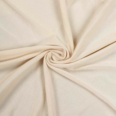 5 ft x 10 ft BEIGE 4-Way Stretch Spandex Divider Backdrop Curtain Party Wedding