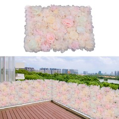 6 PCS Flower Wall Panel Floral Backdrop Flower Wall Decoration Wedding Party