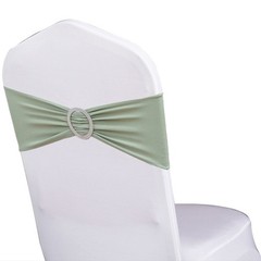 Pack of 50 spandex chair sashes bows for wedding party chair decorations