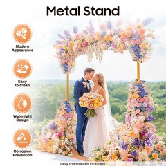 2×1.5M Wedding Arch Rectangular Party Arch Detachable Decorative Frame Reusable