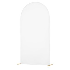 VEVOR Wedding Arch Backdrop Stand Metal Party Stand with Cover Set 7.2 x 4 ft