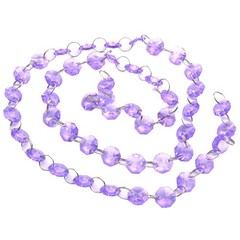 1m Acrylic Crystal Beads Strands Wedding Christmas Party Hanging