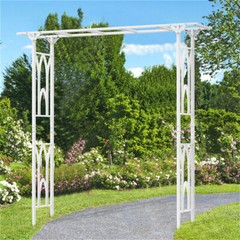 Extra Large Metal Garden Arch Wedding Arch Stand Plant Climbing Arbor Decorative