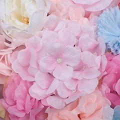 Flower Wall Decor, 23.6″ X 15.7″ Silk Rose Wall for Wedding, Party, Nursery