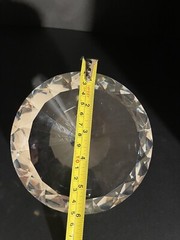 Crystal Diamond Paperweight Unique 6 inch, 150mm