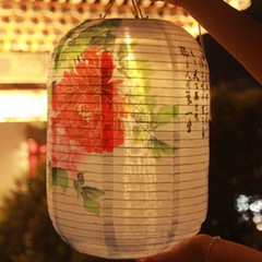 Chinese Retro Hanging Lamp Outdoor 14.9*10in Garden Wedding Holiday Party Decor