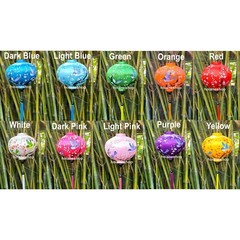 Set 6 pcs handpainted Vietnamese silk lantern 35cm for wedding party decoration