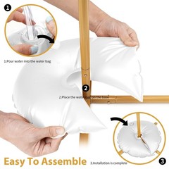 8 Pack Water Weight Bags for Balloon Column Stand And Balloon Arch, Openable …