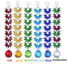 6Pcs Garland Spectra Chakra Suncatcher Hanging Crystal Ball Pendant Prism Maker