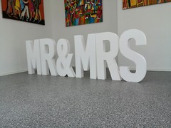 Lettering “Mr & Mrs” Letters 50-99cm Engagement Wedding Decoration Styrofoam