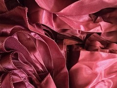 Burgundy Satin Chair Sashes, Solid/Plain, Reusable Wedding Chair Decor