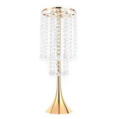 2Pcs 21.9 in Crystal Flower Vases Wedding Centerpieces Table Flower Vases SALE