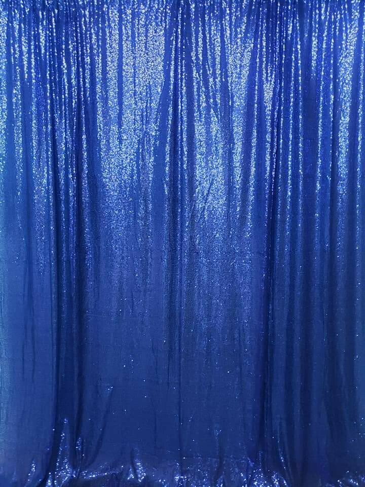 Rose Gold 8 ft x 8 ft Sequined Backdrop Curtain Wedding Party Booth Decorations