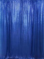 Rose Gold 8 ft x 8 ft Sequined Backdrop Curtain Wedding Party Booth Decorations