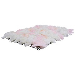 20Pcs Artificial Silk Flower Hydrangea Wall Panel Banquet Wedding Party Decor US