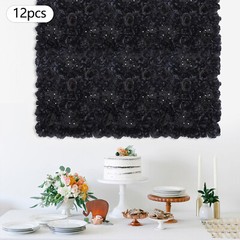 12PCS Flower Wall Panels Artificial Silk Wedding Supply Decor Party 60*40cm