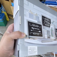 Reversible Wedding Direction Signs Set of 3 Black/White 11.02×8.46 G59891WT