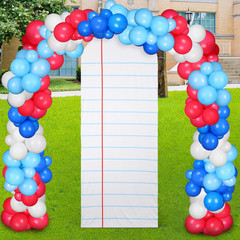 6.7Ft Back to School Decoration Notebook Paper Arch Backdrop Cover Fitted round