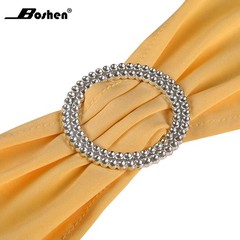50PCS Stretch Chair Sashes Bows Chair Bands with Buckle for Wedding Hotel Ban…