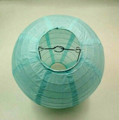 9x 30cm blue paper lanterns engagement wedding birthday party venue decoration
