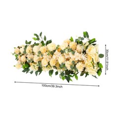 Artificial Flowers for Party Wedding 100*30cm Artificial Silk Flowers Row HOT