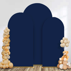 Arch Backdrop Cover Wedding Spandex Fitted Arch Covers,Round Top Chiara Baby Bri