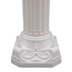 2PCS Plastic White Wedding Party Roman Pillar Artistic Roman Column Statue