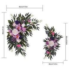 Artificial Wedding Arch Flowers Kit Artificial Flowers for Wedding Decoration