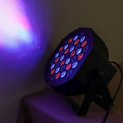 220V RGB LED SPOTLIGHT Sound Activated Strobe Flash Light Party Events Supplies
